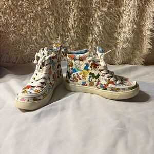 Billy Footwear Arthur Canvas High Top Sneakers Lace-Up Zipper Kids Unisex 13